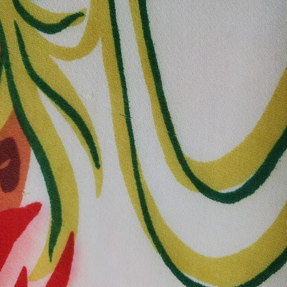 Peter Todd Mitchell Scarf Jungle Animal Print Vintage Leopard Native Tiger